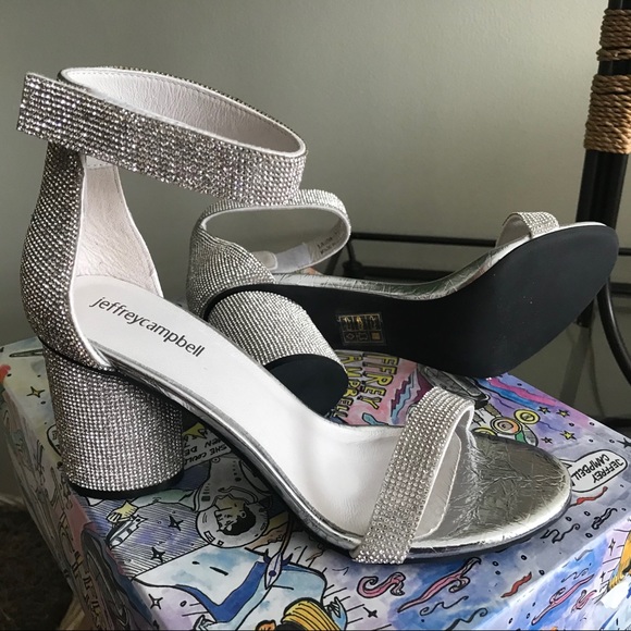 Jeffrey Campbell Crystal Heeled Sandal - Picture 5 of 5